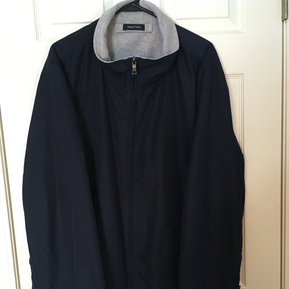 Nautica Men’s Reversible Jacket Fleece Nylon XXL - Picture 1 of 8
